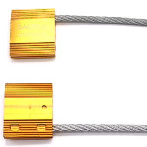 Sello de cable de alta seguridad certificado ISO PAS 17712/2013, indicados por el acuerdo C-TPAT para exportación.