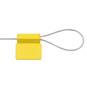 Precinto de cable hexagonal con plaqueta para una mejor identificación